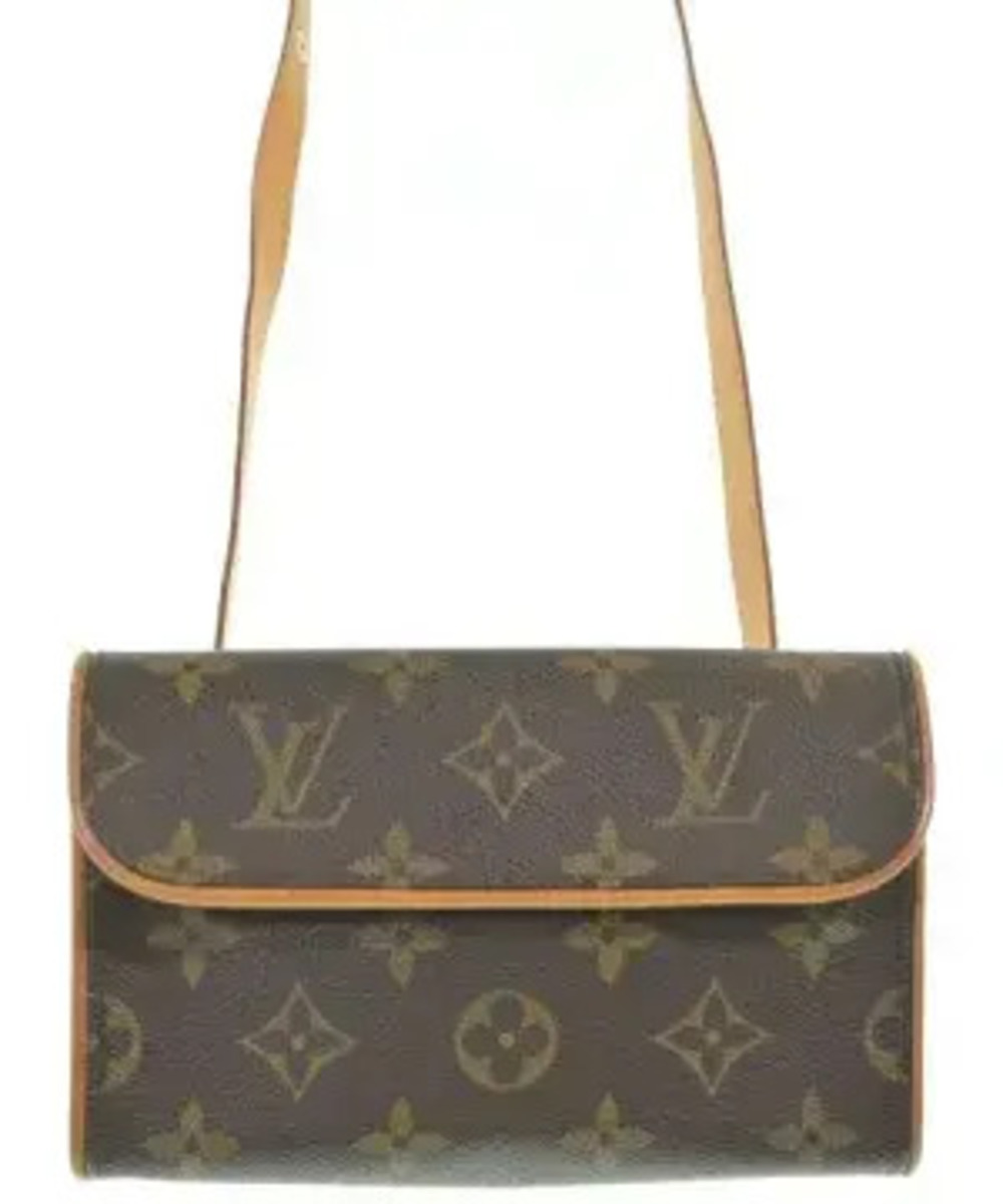 Louis Vuitton Bag Over Top Handle Bag Leather Brown